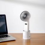 Portable LED Digtial Display 4000mAh Mini USB Handheld Fan for sale