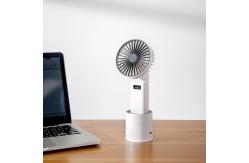 China Portable LED Digtial Display 4000mAh Mini USB Handheld Fan supplier