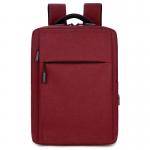 210D Nylon Red Waterproof Computer Bag Casual Travel Daypack With Luggage Strap for sale