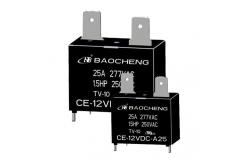 China CQC 12V DC Relay Contactor With Durable AgSnO2 Contact Material supplier