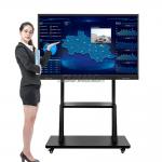 China Qunmao 105 Inch Interactive Digital Whiteboard Touch Screen Interact Whiteboard Smart Board Price for Meeting Room factory