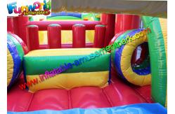 China Gaint Inflatable Obstacle Course / Crazy Boot Camp Challenge For Outdoor Game supplier