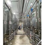 200-500 Kw Uht Milk Processing Plant PET Bottle Package Auto CIP Cleaning for sale