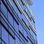 Aluminium Color Glass Wall Soundproof For Sophisticated Interior for sale