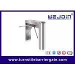 304 SS Tripod Turnstile Barrier Gate Card Swipe Security Entrance Machine for sale