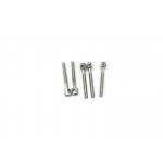 Zinc Plated Carbon Steel Hex Screw Fastener BS Standard Ｍ3x25 5.85g for sale