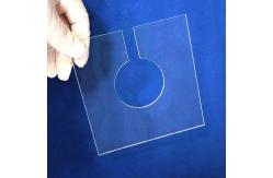 China Coustomization Transparent Uv Fused Silica Sheet Plate For Uvc Led Lamp supplier