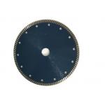 Sintered Blue Color Diamond Saw Blades Dry Cutting For Sand Stone , Wood Stone for sale