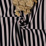 Easy Care Hygroscopic Lenjing Modal Striped Knit Fabric For Tracksuit