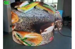 China P4 Indoor SMD Flexible Soft  LED Display Module with Nationstar LED supplier