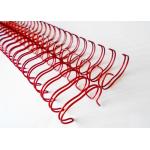 A3 Max Size 38mm Binding Spiral Wire Pitch 2:1 Metal Double Twin Loop for sale