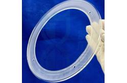 China Transparent Frosted Fused Silica Glass Stone Punching Ring supplier