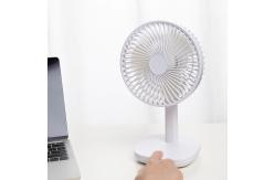 China Touch Control Rechargeable Table Fans 5 Volts ABS Blade 506g supplier