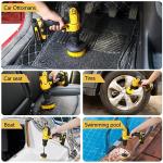 4PCS 4 Drill Brush Set Soft Medium and Stiff Power Scrubbing Brush