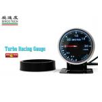 High Accuracy Turbo Boost Gauge 60 MM Fast Responsive Gray Blue Backlight