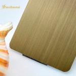 Wooden Pattern 304 Stainless Steel Sheet Brushed Four Feet For Kitchen for sale