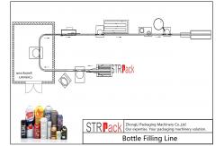 China Energy Saving Aerosol Filling Line With Liquid Filling Machine And Aerosol Crimping Machine  supplier