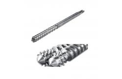 China Bimetallic Parallel Twin Screw And Barrel For Plastic Extruder supplier