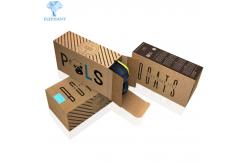 China Brown Duplex Paper Recycled Paper Boxes Offset Printing Cream Packaging Boxes supplier