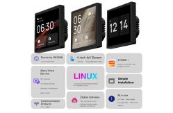 China 4inch Smart Home Touch Screen Panel Multimedia Interconnection Function Controller supplier