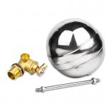 Standard Adjustable Water Float Valve , Stainless Steel Floating Ball Valve for sale