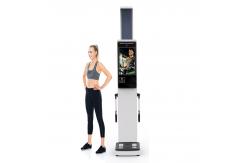 China Professional 8 Electrodes Body Composition Fat Analyzer Height Weight Scale with Printer supplier