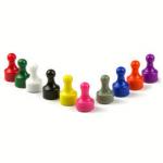Professional Customized Muti-Use Colorful Magnetic Push Pins for Maps Calendar and Whiteboard for sale
