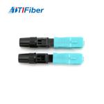 SC UPC 0.3db Fast Fiber Optic Connector OM3 Fiber Field Assembly for sale