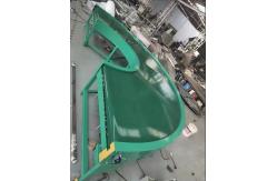 China PU / PVC Flat Top Chain Conveyor Belt for Plastic Bags Machine supplier