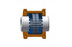 China Steel Flexible Grid Coupling Serpentine Spring Taper Shaft Coupling supplier