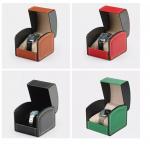PU Leather Wrist Watch Boxes Packing Case 4c Offset Printing
