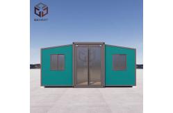 China 72m2 SPC Flooring Luxury Expandable House Container Fireproof Panel And Pipes supplier