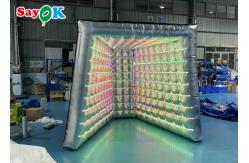China Black Oxford Cloth Inflatable Photo Booth Enclosure Loudspeaker Shape supplier