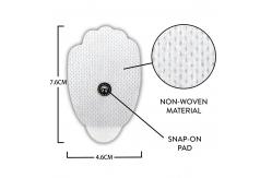 China Custom Snap Non-woven Tens Unit Adhesive Electrodes Pads For Back Massage supplier