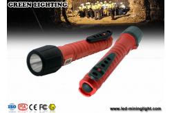China 1300 Lum IP68 Explosion Proof Torch with magnetic USB charger , 20000lux brightness supplier
