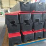 4' Rubber Conveyor Impact Bars Conveyor Abrasive Impact Extension Bar