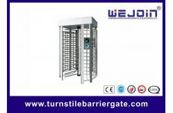 China Pedestrian Full Height Access Control Turnstile Gate Digital Transmission With PC Control supplier