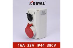 China 16A 32A IP44 Single Phase Switched Socket With Mechanical Interlock supplier