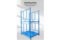 China Cold Rolled Steel Pallet Waste Treatment Stacking Frames For Open Top Structure supplier