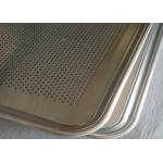 Baking / Drying Perforated 40x60cm Stainless Steel Wire Mesh Trays for sale
