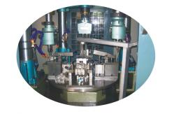 China Four Station Valve Processing Machine Rotary Table Special Machine PLC Controls supplier