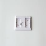 White ABS High Precision Plastic Injection Molding Parts Plastic Electronic Enclosure for sale
