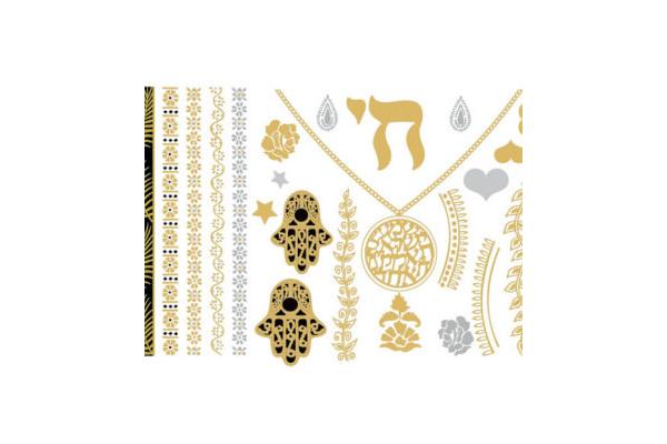 Metallic tattoo