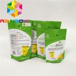 Mylar Paper Stand Up Pouch Zipper Gravure Printing Plastic Package Bag With Logos