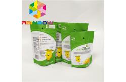 China Mylar Paper Stand Up Pouch Zipper Gravure Printing Plastic Package Bag With Logos supplier
