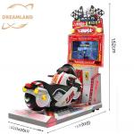 Dreamland Hot sale good price kids motorbike driving games coin operated ride children motorcycle car game machine for sale