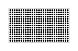 China Sineimage YE0260 DOT Resolution Test Chart , Reflectance Camera Test Chart Double Side supplier