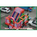 Red PVC Inflatable Bounce Waterproof Blast Zone Magic Inflatable Bouncy Castle for sale
