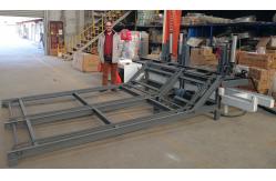 China Double Blade Circular Saw Log Sliding Table Saw CNC Wood Cutting SawMill Machine supplier
