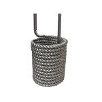 Lightweight Twisted Titanium Tube Coil , Durable Titanium Heat Exchanger Coil for sale